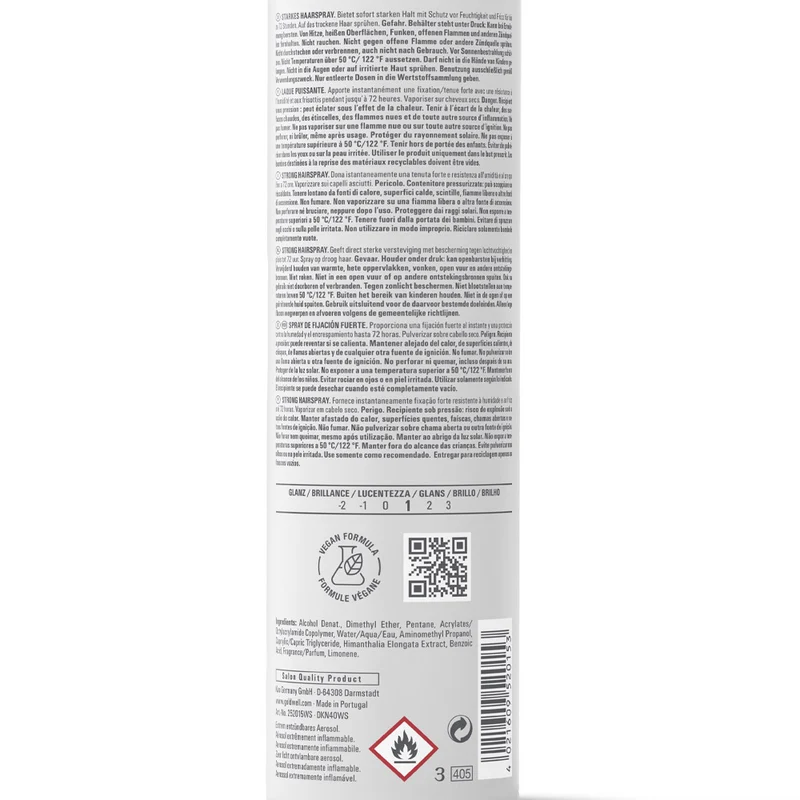 Goldwell Stylesign Strong Hairspray 300ml - laque à tenue forte