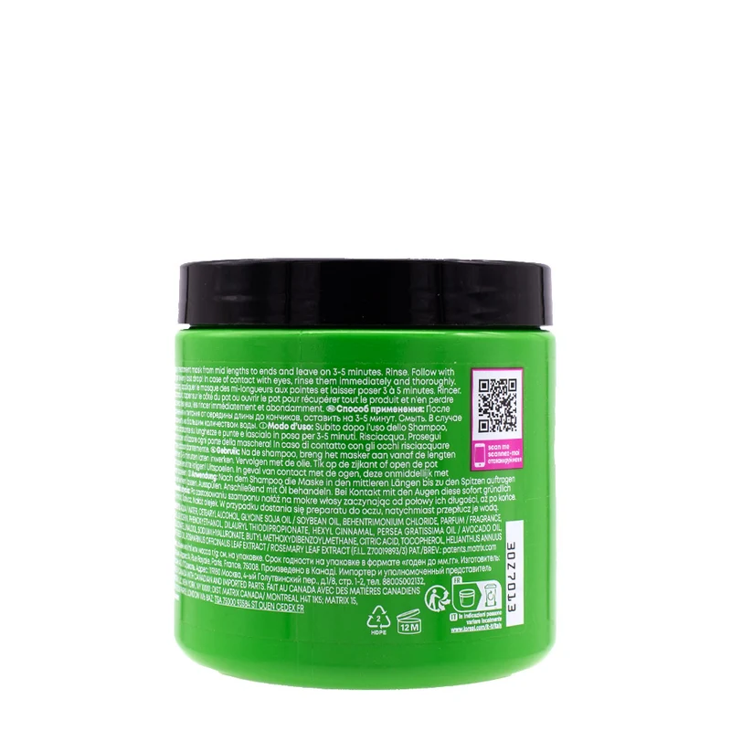 Matrix Food For Soft Mask 500ml - masque hydratant cheveux secs et poreux