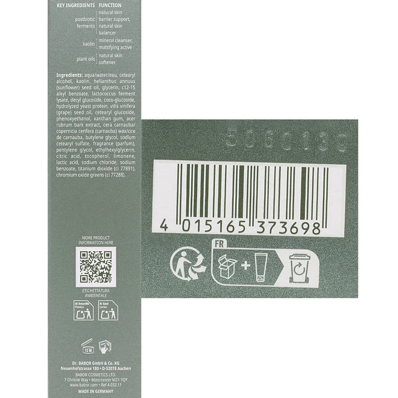 Babor Doctor Babor Microbiomic Clay Multi Cleanser 75ml - nettoyant visage multi-usages à l'argile