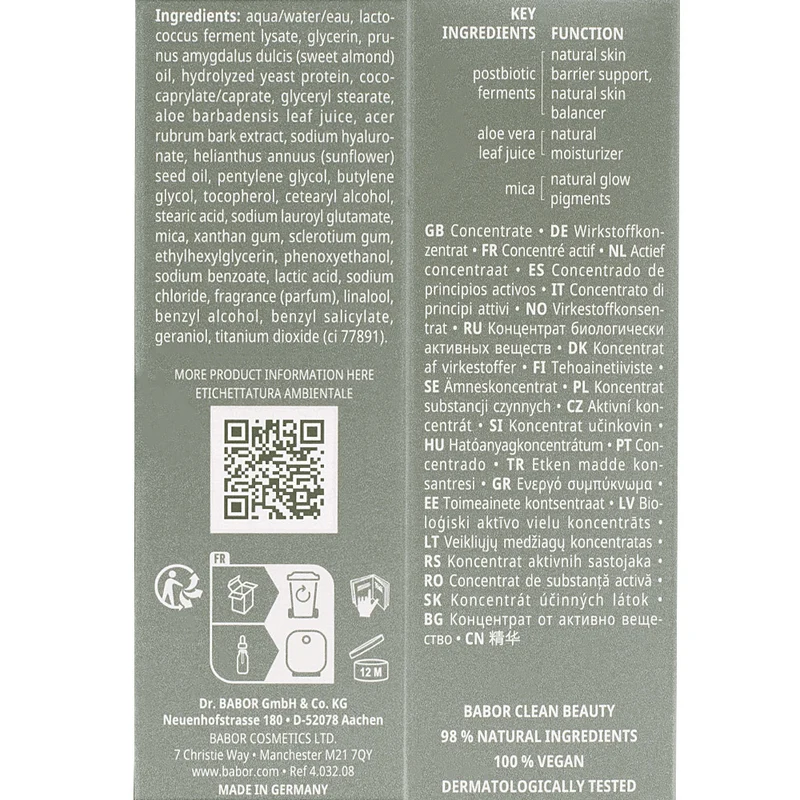 Babor Doctor Babor Microbiomic Moisture Glow Serum 30ml - sérum éclat hydratant