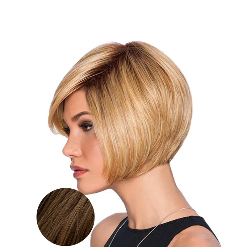 Hairdo Bob Layered Perruque Brun Clair