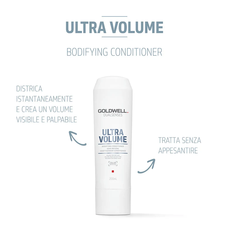 Goldwell Dualsenses Ultra Volume Bodifying Conditioner 200ml - après-shampooing pour cheveux fins ou sans volume