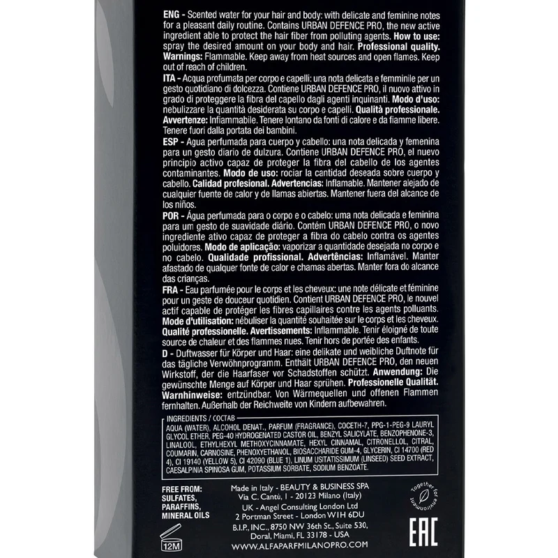 Alfaparf Milano Semi Di Lino Sublime Water 50ml - eau de beauté corps et cheveux