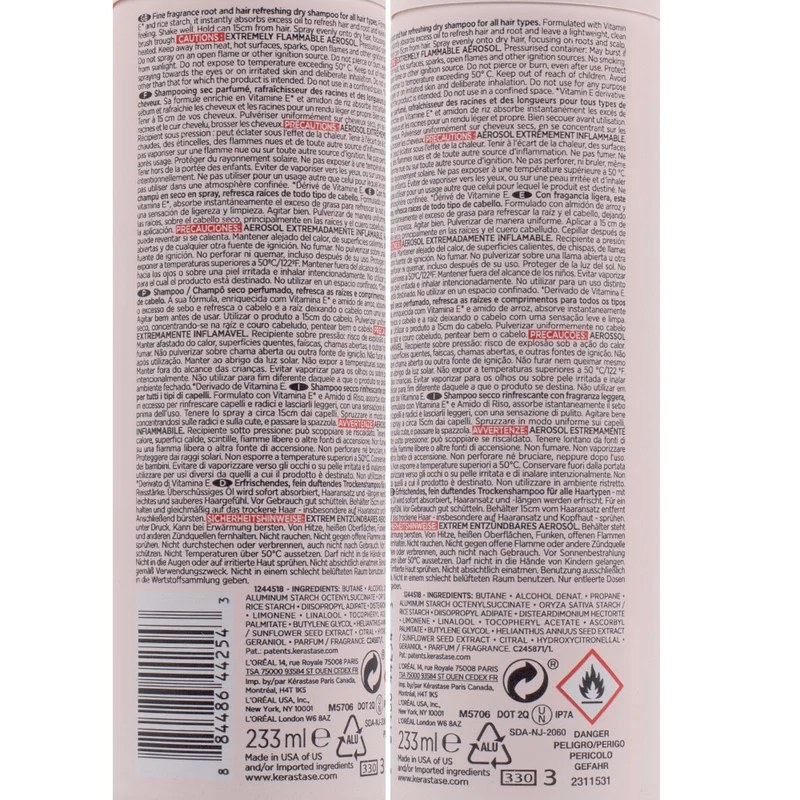 Kerastase Fresh Affair Refreshing Dry Shampoo 150g - shampooing sec rafraîchissant