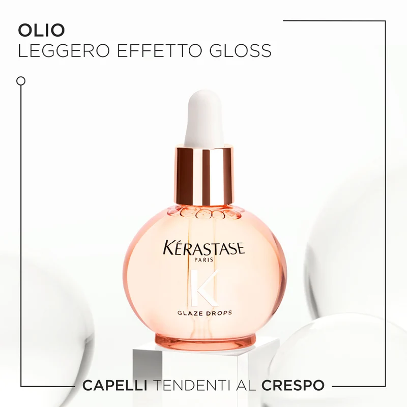 Kerastase Gloss Absolu Glaze Drops Oil 45ml - huile brillance anti-frisottis