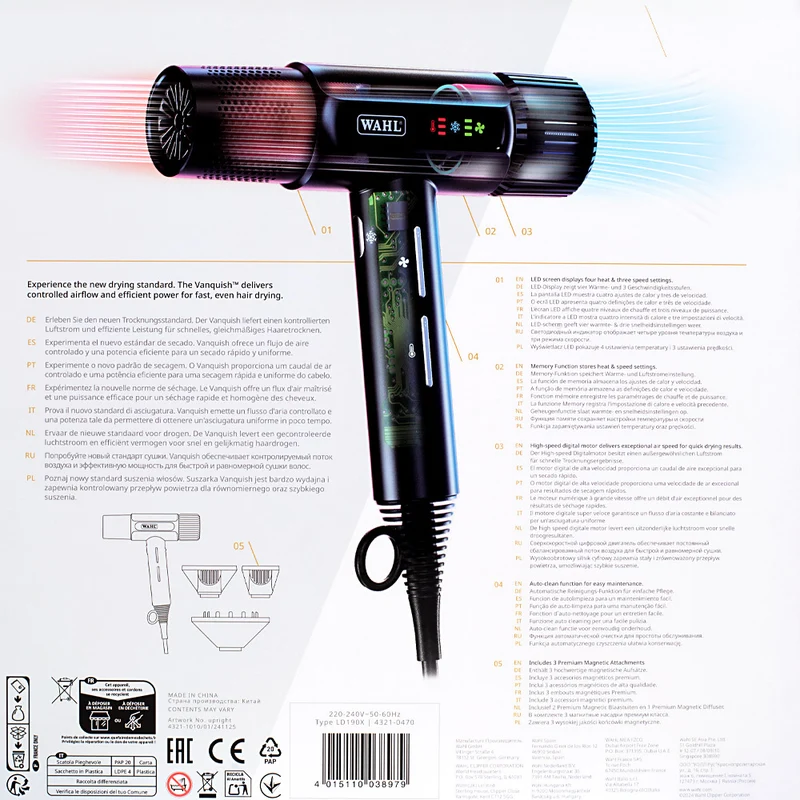 Wahl Vanquish - sèche-cheveux