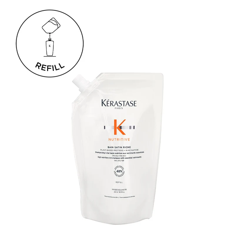 Kerastase Nutritive Bain Riche Refill 500ml - éco-recharge shampoing nourrissant