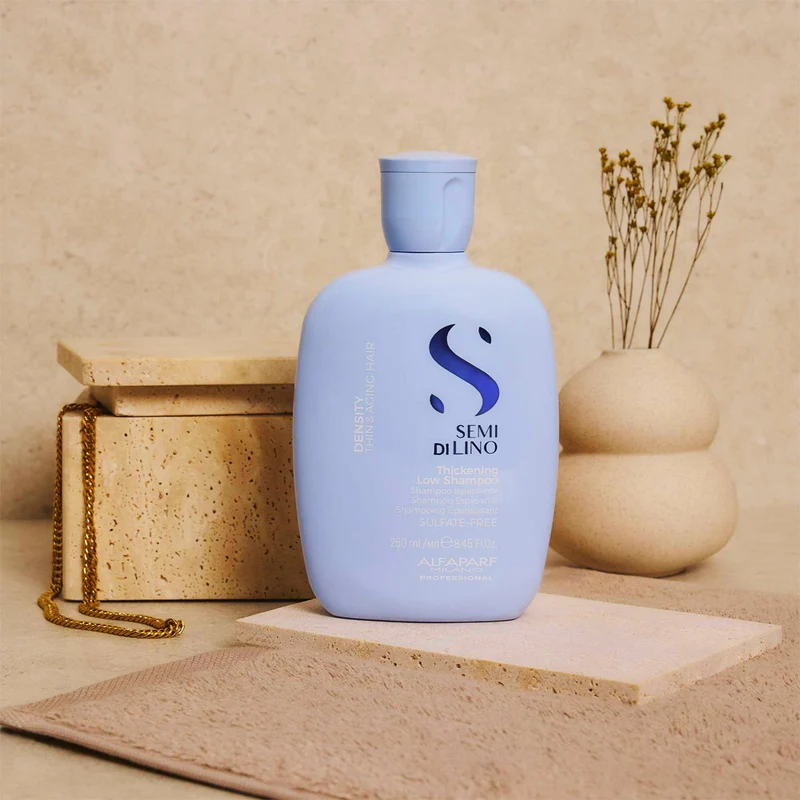 Alfaparf Milano Semi Di Lino Density Thickening Low Shampoo 250ml - shampooing épaississant