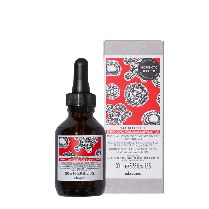 Davines Naturaltech Energizing Seasonal Superactive 100ml - lotion anti-chute saisonnière