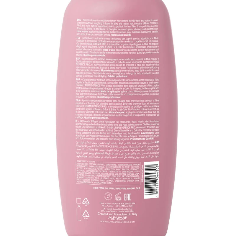 Alfaparf Milano Semi Di Lino Moisture Nutritive Leave-In Conditioner 1000ml - après-shampooing nourrissant sans rinçage