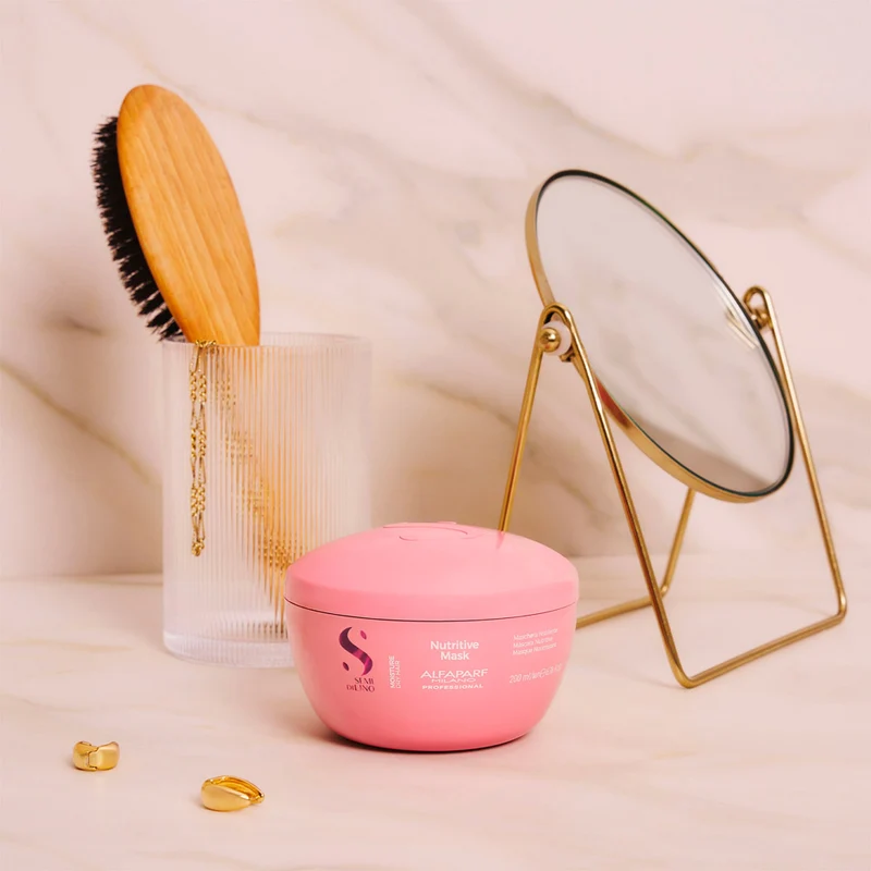 Alfaparf Milano Semi Di Lino Moisture Nutritive Mask 200ml - masque nourrissant pour cheveux secs