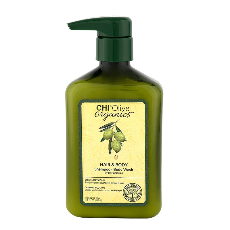 CHI Olive Organics Hair & Body Shampoo Body Wash 340ml - shampoing et gel douche à l'huile d'olive