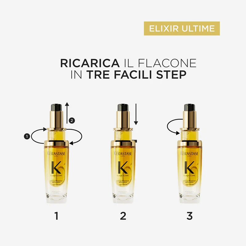 Kerastase Elixir Ultime L'Huile Originale 75ml + Refill 75ml