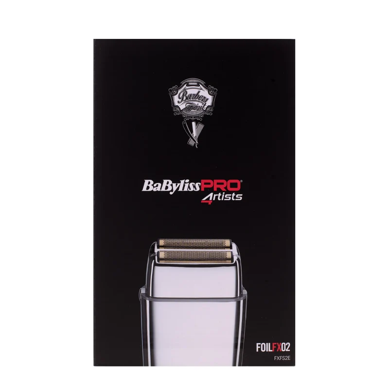 Babyliss Pro 4Artist Double Foil Metal Shaver Silver FXFS2E - rasoir de finition en métal