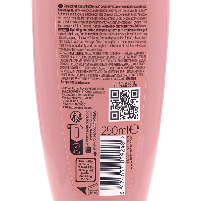 Kerastase Chroma Absolu Bain Chroma Respect Shampoo 250ml - shampooing hydratant pour cheveux fins