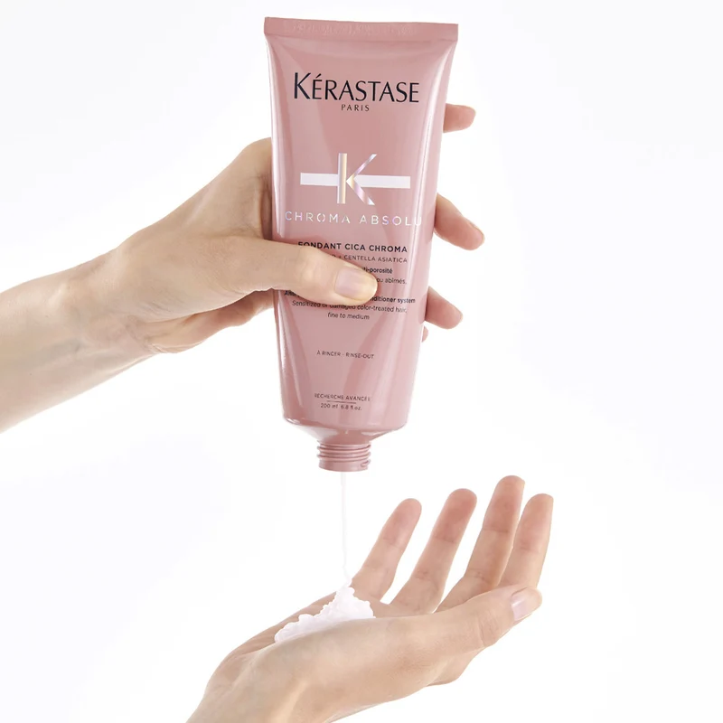 Kerastase Chroma Absolu Fondant Cica Chroma 200ml - conditionneur fortifiant pour cheveux colorés