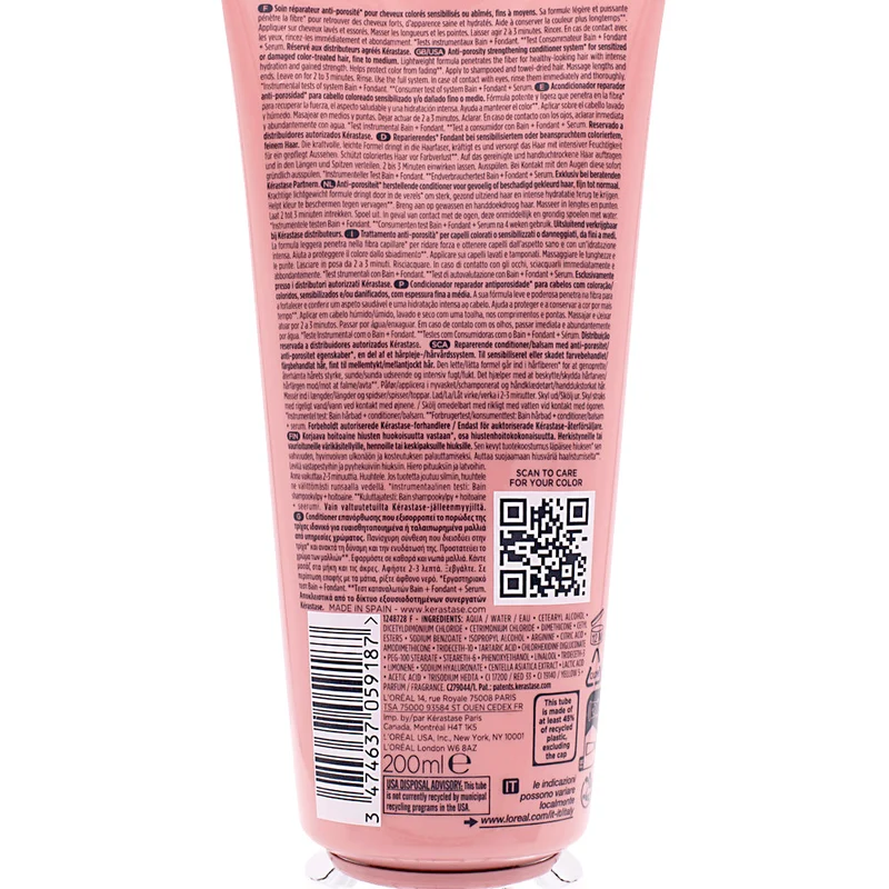 Kerastase Chroma Absolu Fondant Cica Chroma 200ml - conditionneur fortifiant pour cheveux colorés