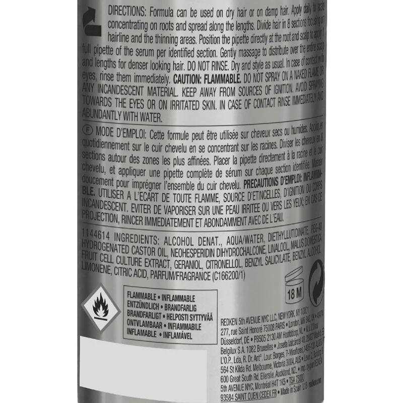Redken Stemoxydine 5% Thickening Treatment 90ml - sérum épaississant pour les cheveux