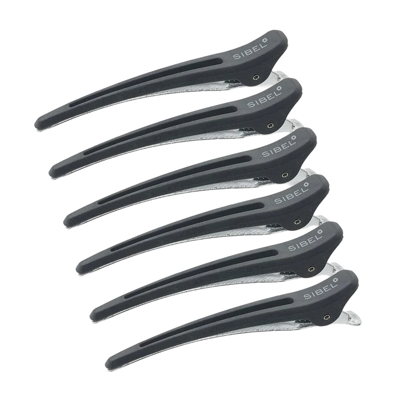 Pinces Carbon Medium Noir 6 Pcs