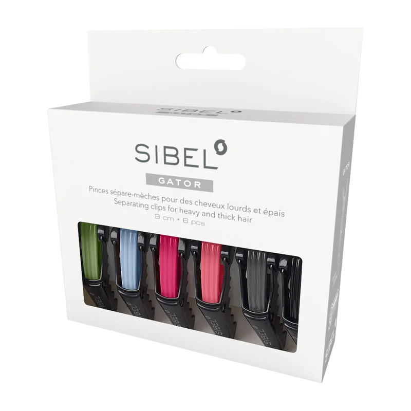 SIBEL Pince à tenue forte Assortiment S 9cm 6pcs