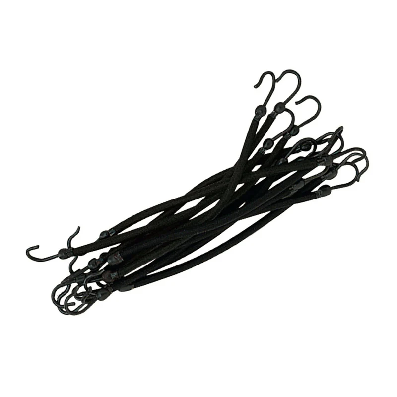 Élastiques-Crochets 12 Pcs Noir