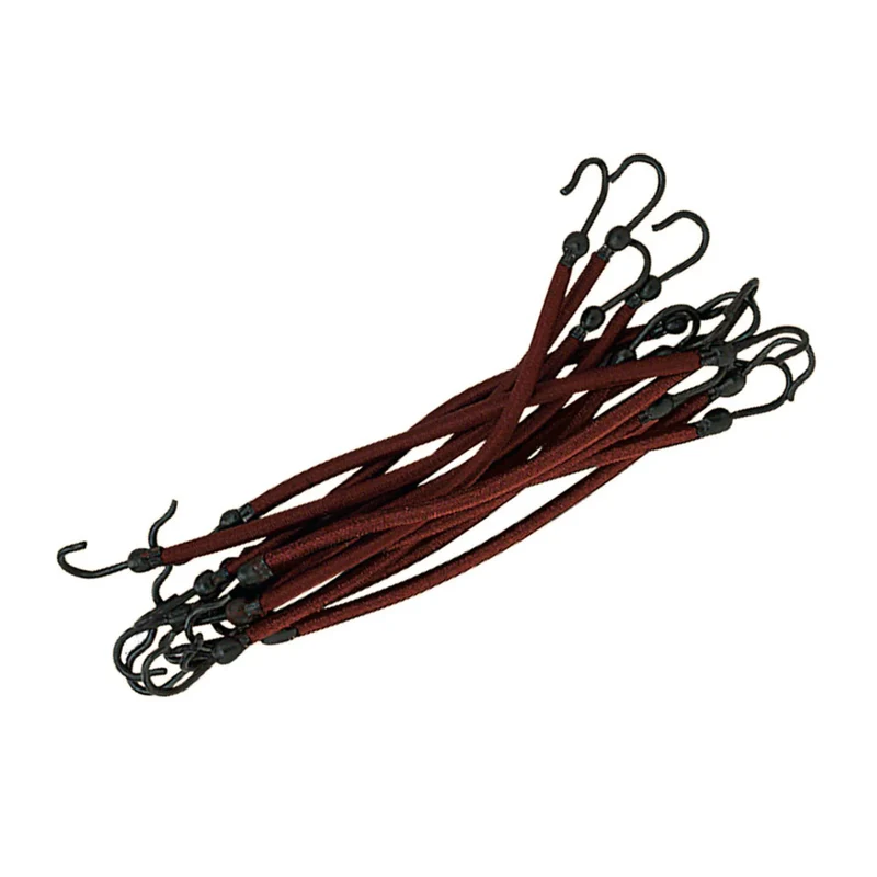 Élastiques-Crochets 12 Pcs Marron