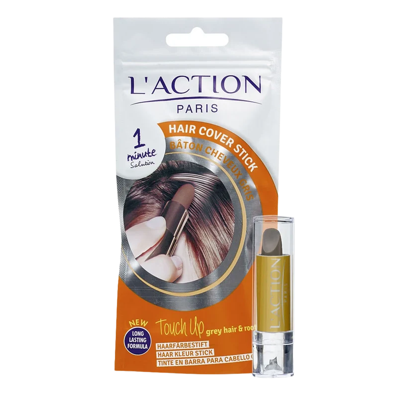 Bâton Cheveux Gris - Brun Foncé