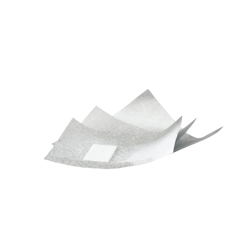 SIBEL Feuillets d'aluminium avec coussinet en mousse 50pcs