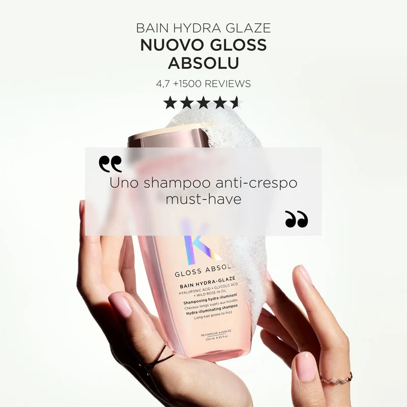Kerastase Gloss Absolu Bain Hydra Glaze 250ml - shampooing brillance anti-frisottis