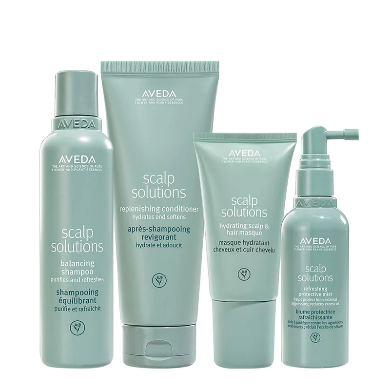 Aveda Scalp Solutions Balancing Shampoo 200ml Conditioner 200ml Masque 150ml Mist 100ml