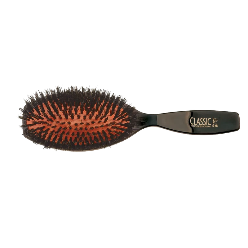 SIBEL Brosse Plate classique 76 Ovale Pneumatique Noire