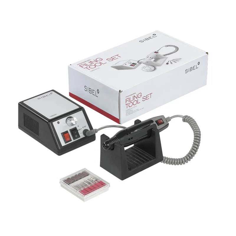 SIBEL Perceuse à ongles Cyber 25000 RPM Noir EU
