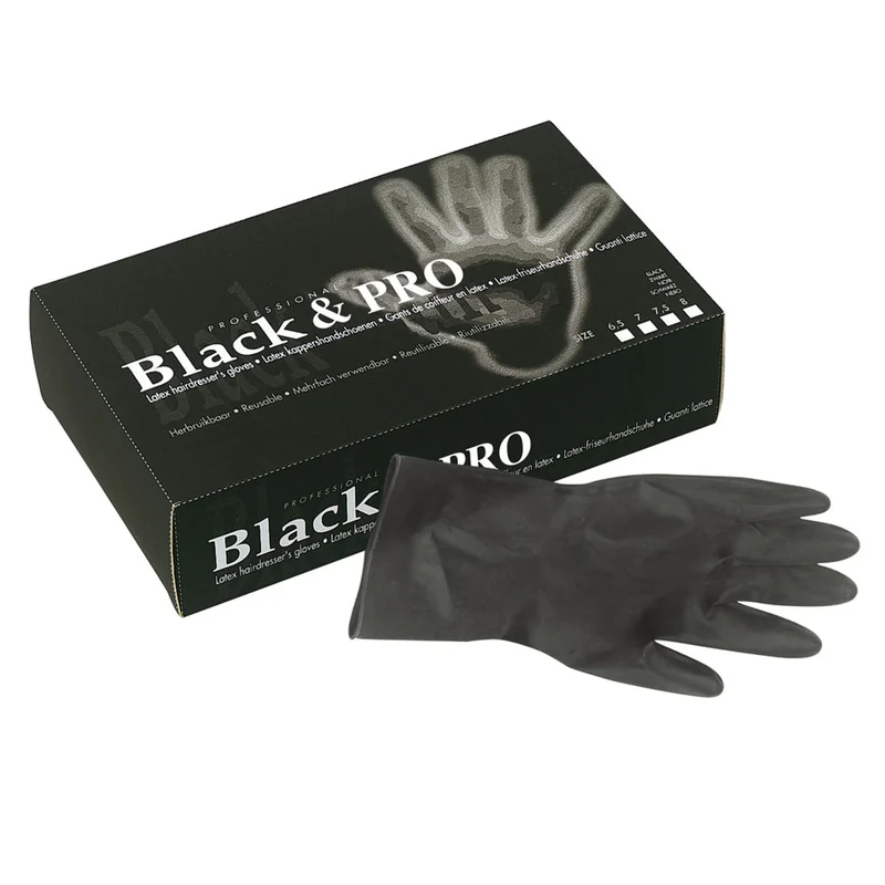 Gants Latex Black & Pro Noir Small 20 Pcs