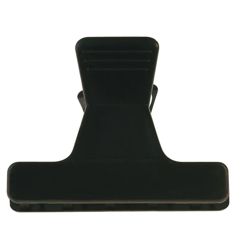 Pinces Sépare-Mèches Croco Small 12 Pcs Noir