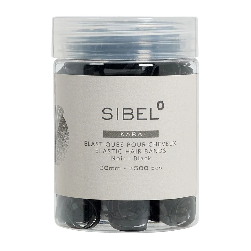 Élastiques Noir 20Mm - 500 Pcs