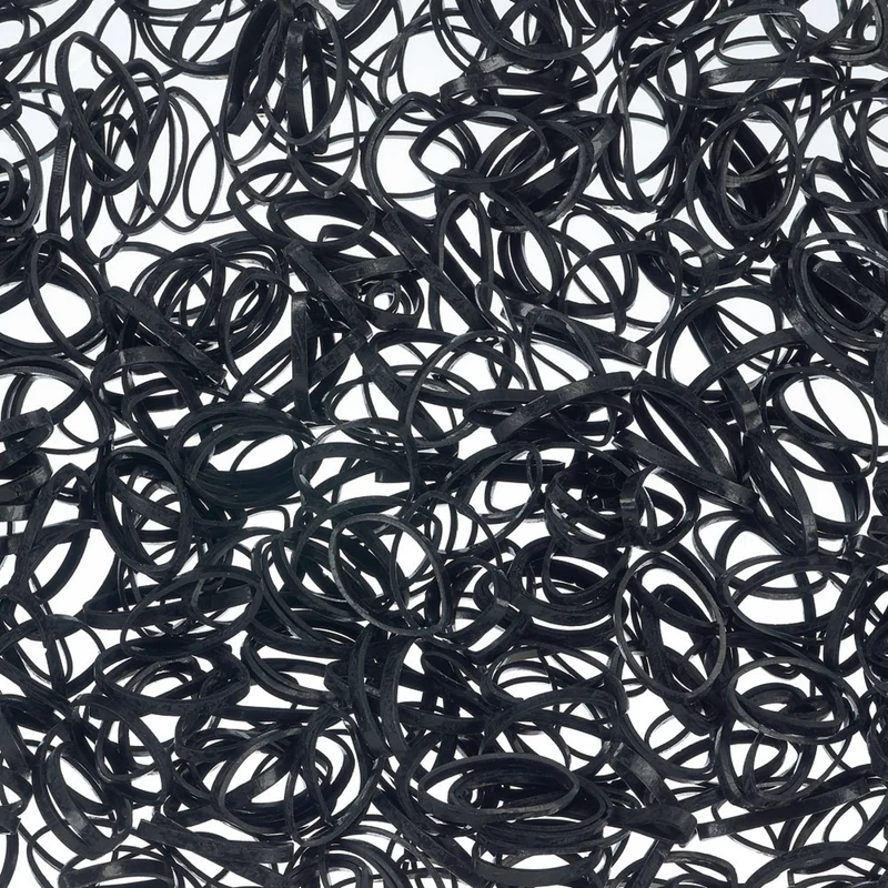 Élastiques Noir 20Mm - 500 Pcs