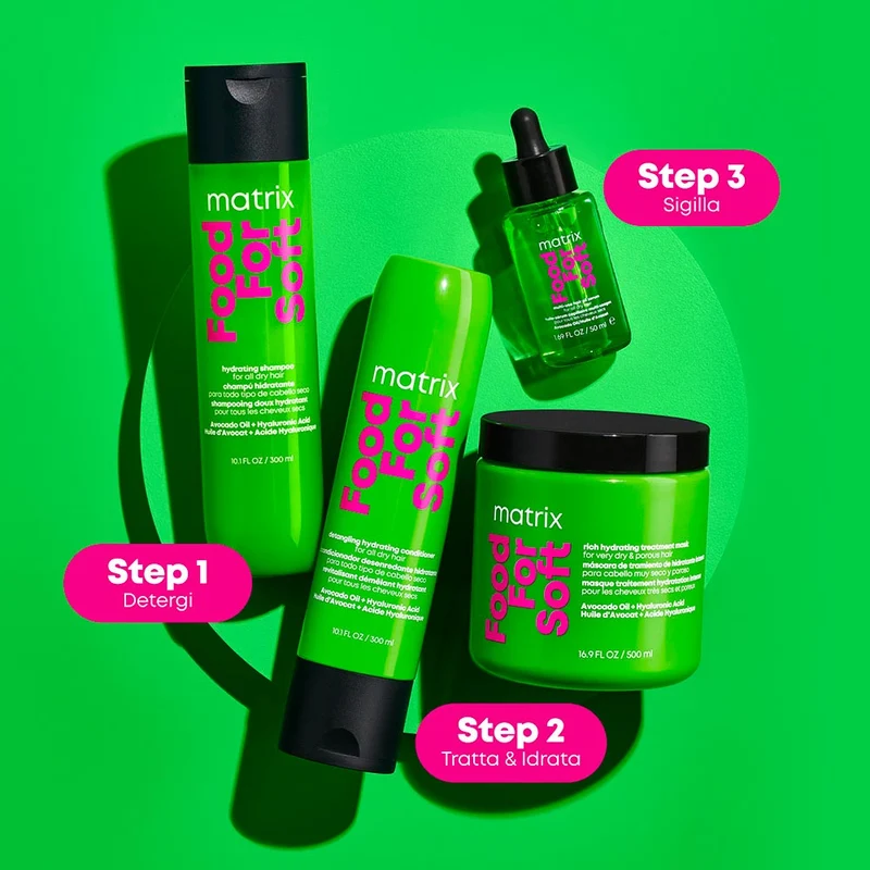 Matrix Food For Soft Oil 50ml - huile hydratante multi-usage