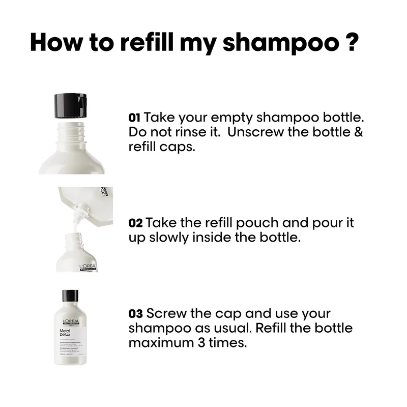 Metal Detox Shampooing Refill - 500ml