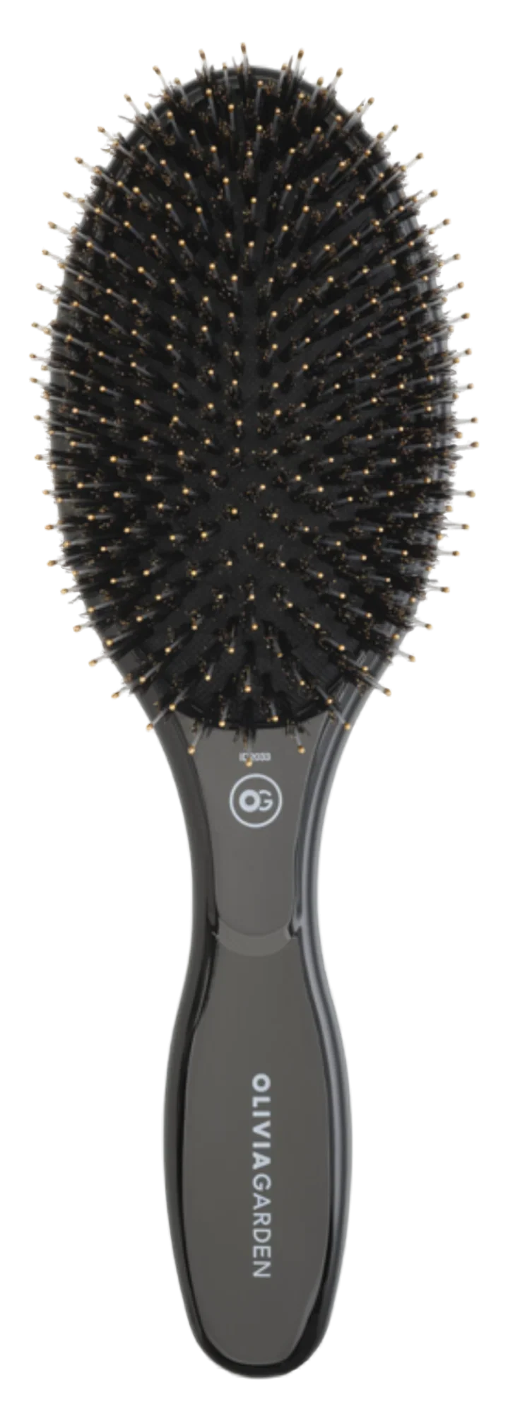 Expert Care Oval Boar&Nylon Bristles Black