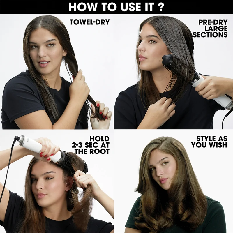 Brosse Soufflante 2-En-1 Ghd Duet Blowdry Blanc