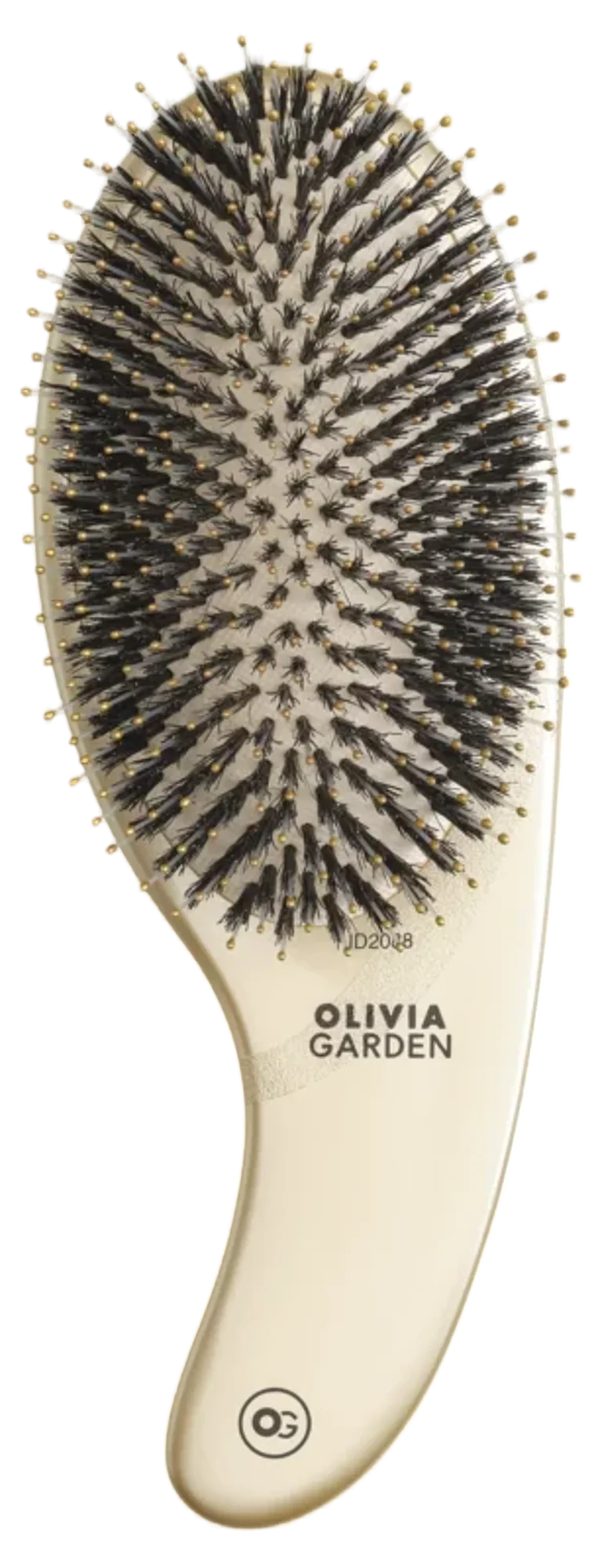 Expert Care Curve Boar&Nylon Bristles Gold