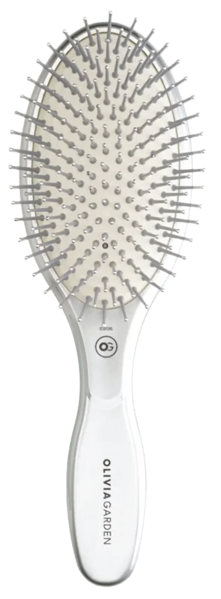Expert Care Oval Nylon Bristles Silver
