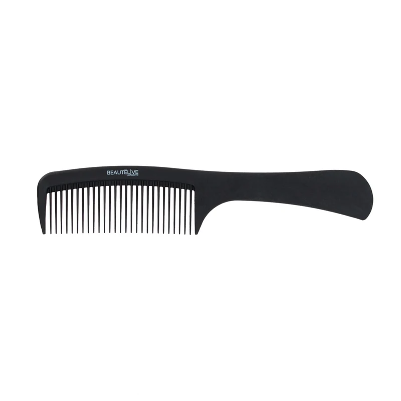 Peigne démêloir en carbone avec manche 22cm