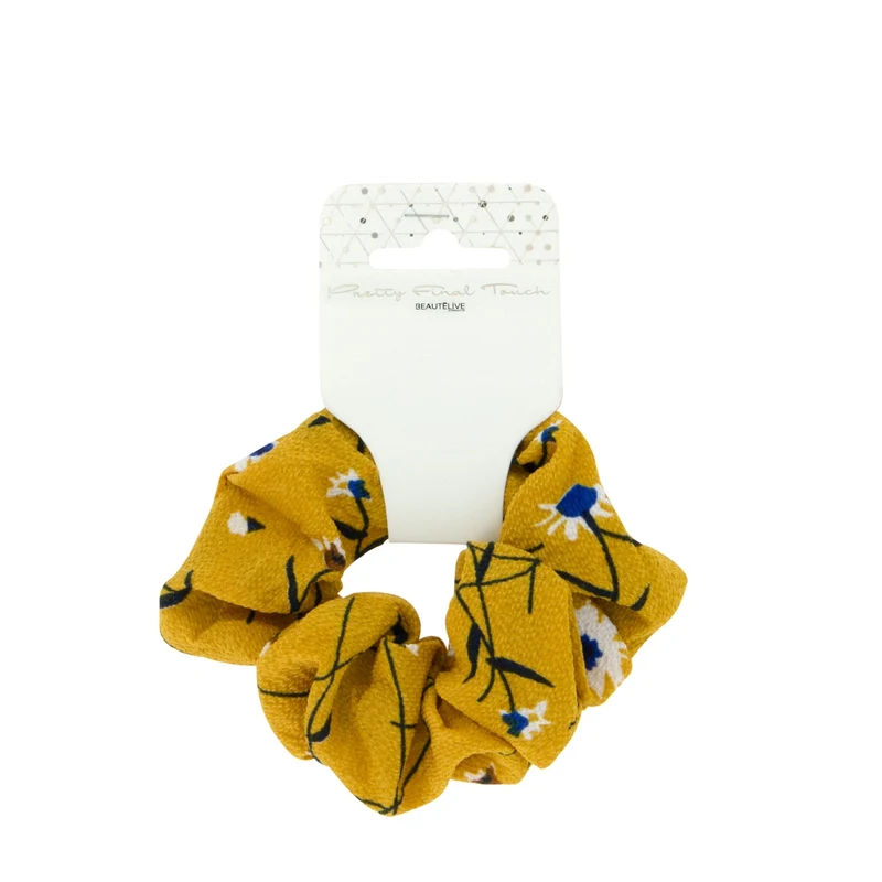 Chouchou Tissu Motif Floral