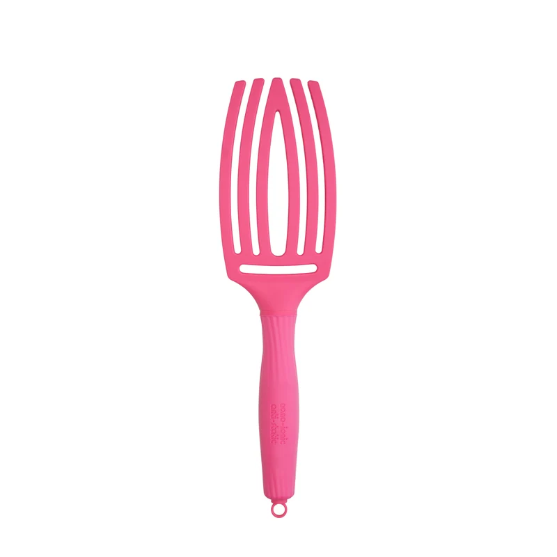Brosse FINGERBRUSH CARE ICONIC Hot Pink Sanglier & Nylon Taille M