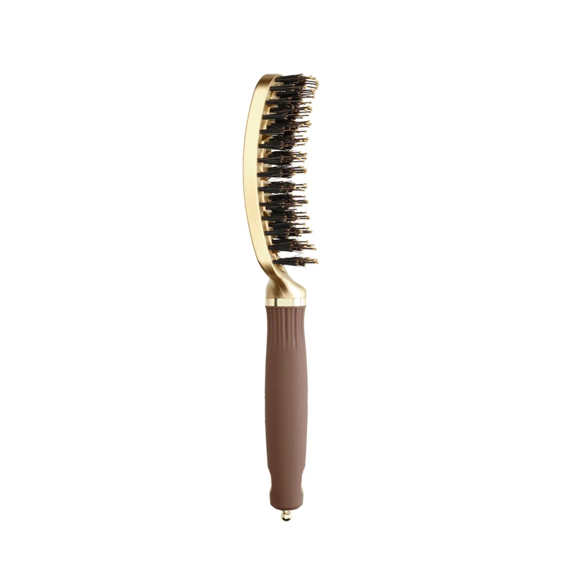 Brosse Expert Care Flex Gold & Brown Sanglier & Nylon