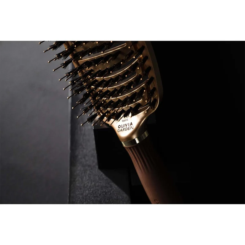 Brosse Expert Care Flex Gold & Brown Sanglier & Nylon