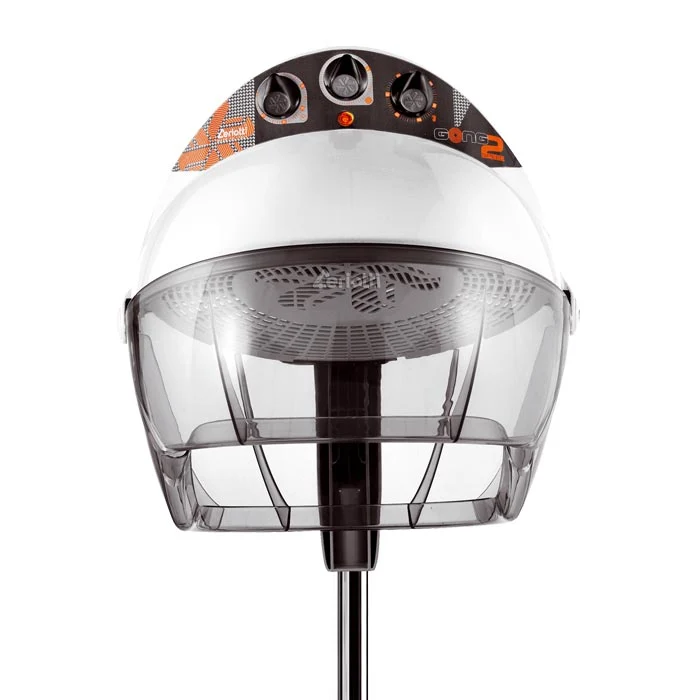 Casque Gong sur pieds gris