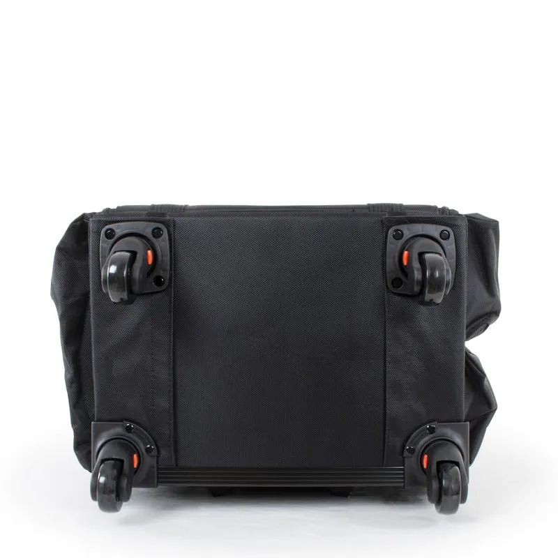Valise professionnelle noire double compartiment 4 roues BERLIN
