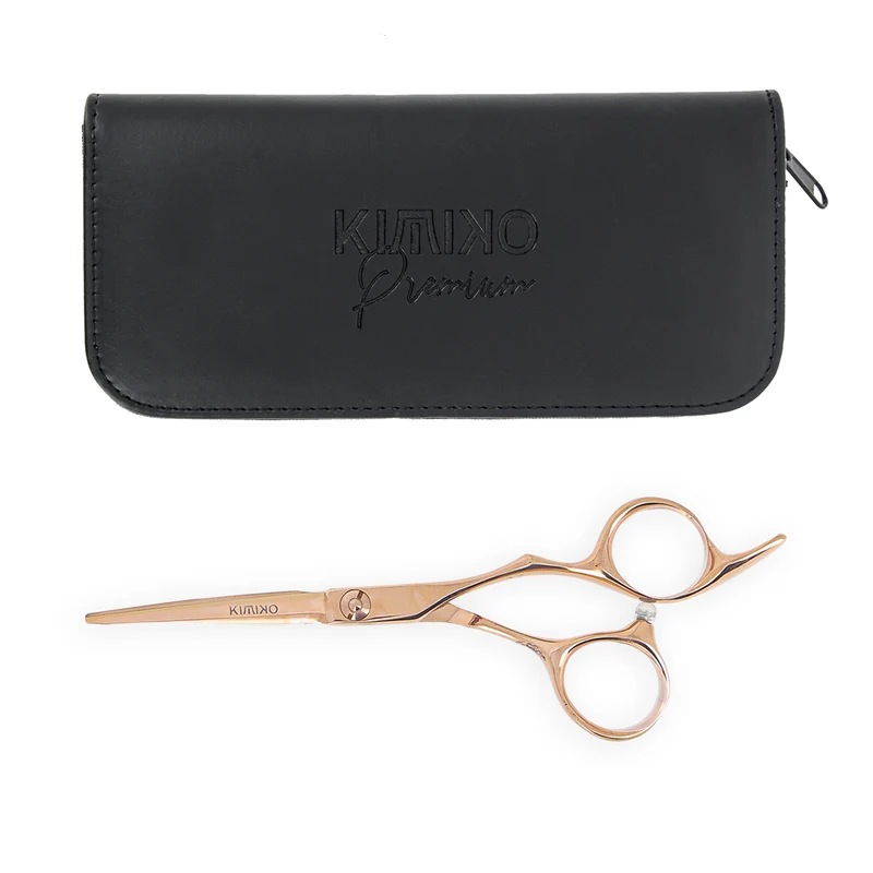 Ciseaux de Coupe Décalés Rose Gold 5.5"